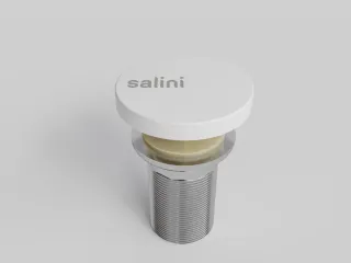 Донный клапан для раковины Salini S-Sense 16221WG D 502 белый глянцевый Донный клапан для раковины Salini S-Sense 16221WG D 502 белый глянцевый