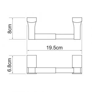 Wasserkraft Leine K-5022 Держатель туалетной бумаги
