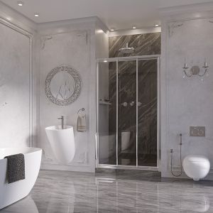 Душевая дверь Ambassador Forsa 17021103NX 120см хром/прозрачное