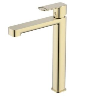 Смеситель для раковины AQUAme Parma AQM6614BG золото брашированное