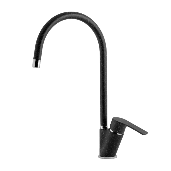 Смеситель для кухни GranFest  5023 черный