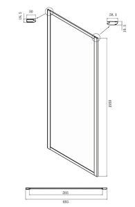 Душевой уголок Ambassador Forsa 17021103NX-70NX 120x70см хром/прозрачное
