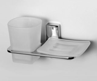 Wasserkraft Leine K-5026 Держатель стакана и мыльницы Wasserkraft Leine K-5026 Держатель стакана и мыльницы
