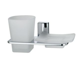 Wasserkraft Leine K-5026 Держатель стакана и мыльницы Wasserkraft Leine K-5026 Держатель стакана и мыльницы