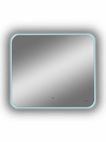 Зеркало Reflexion Horizon RF4208HR с фоновой подсветкой бесконтактным сенсором черной окантовкой 80х70