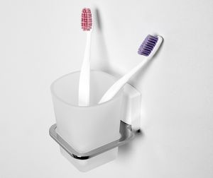Wasserkraft Leine K-5028WHITE Стакан для зубных щеток стеклянный