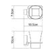 Wasserkraft Leine K-5028 Стакан для зубных щеток стеклянный