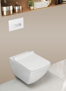 Подвесной унитаз Isvea Purita 10PL02007SV ободковый крышка микролифт белый