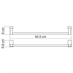 Wasserkraft Leine K-5030 Штанга для полотенец