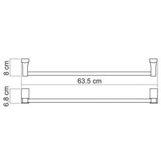 Wasserkraft Leine K-5030 Штанга для полотенец