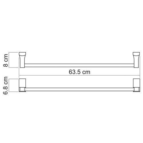 Wasserkraft Leine K-5030 Штанга для полотенец