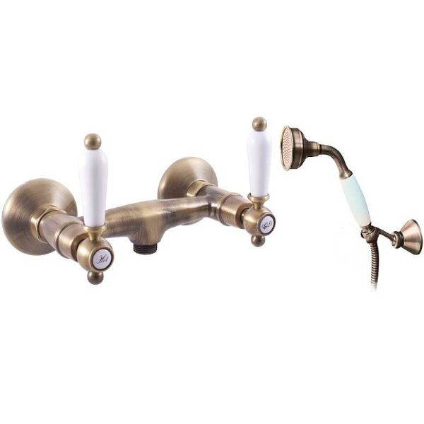 Смеситель для душа Rav Slezak Morava Retro MK580.5/2SM бронза