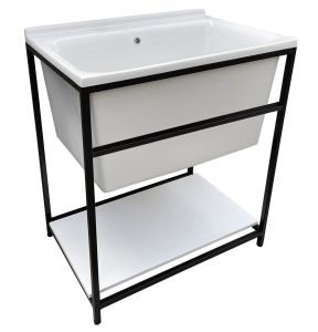 Раковина хозяйственная Kerasan Aquadom 029301*0 75см белый