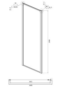 Душевой уголок Ambassador Forsa 17021217AB-110AB 110x110см чёрный/прозрачное