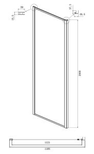 Душевой уголок Ambassador Forsa 17021218AB-120AB 120x120см чёрный/прозрачное