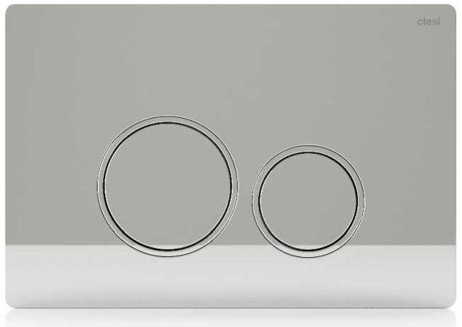 Кнопка смыва Ctesi Round BK0202120 хром