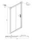 Душевой уголок Ambassador Forsa 17022216ABB-110ABB 100x110см чёрный/тонированное