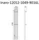 Полотенцесушитель электрический Маргроид Inaro-12012-1049-9016L левый 15x120см белый матовый