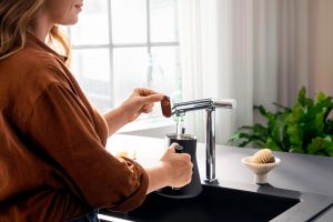 Смеситель Hansgrohe Aqittura M91 76804000 для кухни с подключением к фильтру