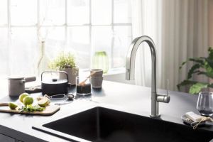 Смеситель Hansgrohe Aqittura M91 76803800 для кухни с подключением к фильтру
