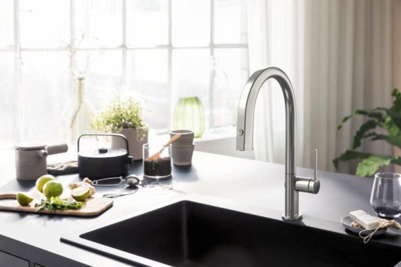 Смеситель Hansgrohe Aqittura M91 76803800 для кухни с подключением к фильтру