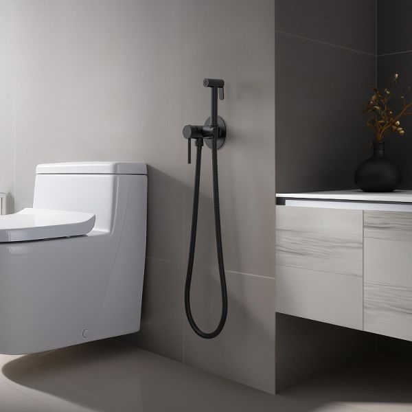 Гигиенический душ со смесителем Timo Saona 2338/03SM чёрный матовый