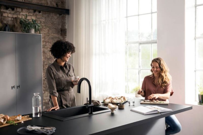 Смеситель Hansgrohe Aqittura M91 76803670 для кухни с подключением к фильтру