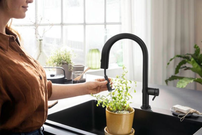 Смеситель Hansgrohe Aqittura M91 76803670 для кухни с подключением к фильтру