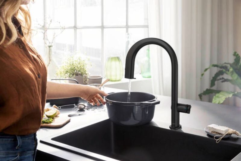 Смеситель Hansgrohe Aqittura M91 76803670 для кухни с подключением к фильтру