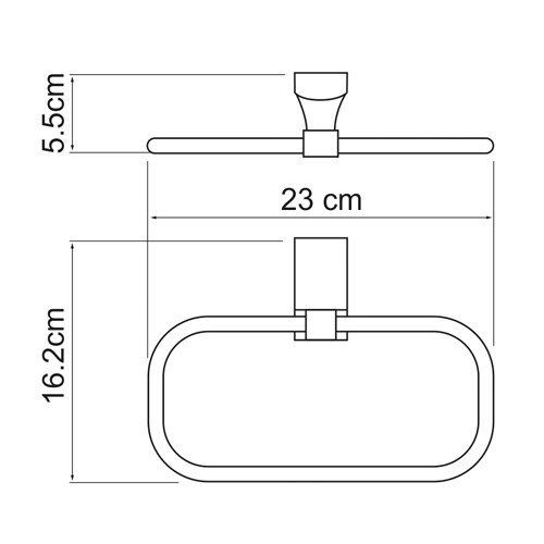 Wasserkraft Leine K-5060 Держатель полотенец кольцо Wasserkraft Leine K-5060 Держатель полотенец кольцо