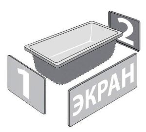 Акриловая ванна Triton Цезарь Экстра Н0000099993 180x80 см белый