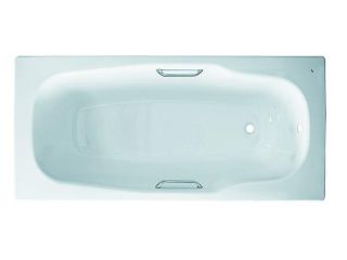Стальная ванна BLB Atlantica 180x80 B80A с/руч цвет Белый с отверстиями под ручки
