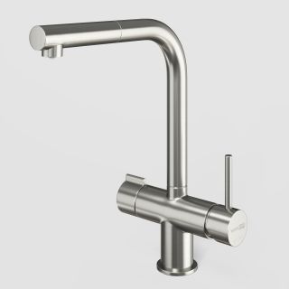 Смеситель для кухни WasserKRAFT A8927 с выдвижной лейкой никель