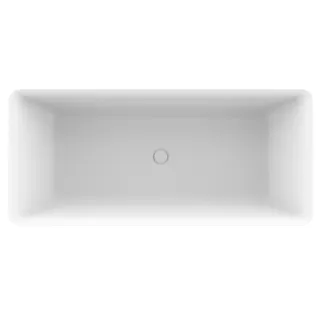 Ванна акриловая AQUAme AQM3502MW 167x75 см белый матовый