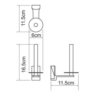 Wasserkraft Leine K-5097 Держатель туалетной бумаги