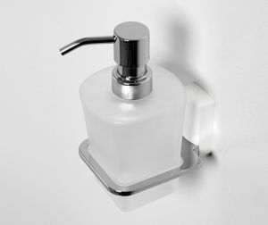 Wasserkraft Leine K-5099WHITE Дозатор для жидкого мыла стеклянный 300 ml