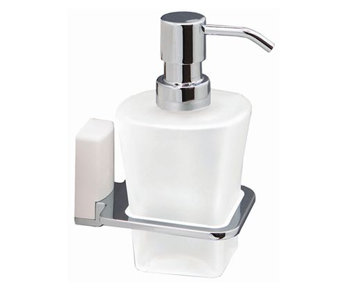 Wasserkraft Leine K-5099WHITE Дозатор для жидкого мыла стеклянный 300 ml Wasserkraft Leine K-5099WHITE Дозатор для жидкого мыла стеклянный 300 ml