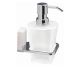 Wasserkraft Leine K-5099WHITE Дозатор для жидкого мыла стеклянный 300 ml Wasserkraft Leine K-5099WHITE Дозатор для жидкого мыла стеклянный 300 ml