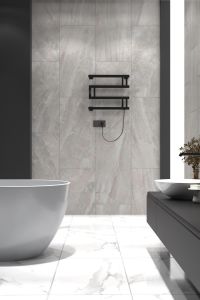 Полотенцесушитель электрический Indigo Muza DGM40-50BRRt 40x50 см чёрный муар