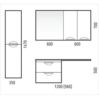 Зеркало Corozo Алиот 60см SD-00000604 Зеркало Corozo Алиот 60см SD-00000604