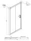 Душевой уголок Ambassador Forsa 17022222ABB-90ABB 160x90см чёрный/тонированное
