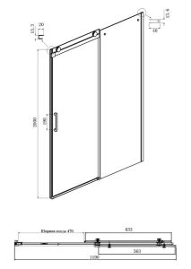 Душевой уголок Ambassador Benefit 19021101HX-80HX 120x80см хром/прозрачное