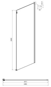 Душевой уголок Ambassador Benefit 19021101HX-110HX 120x110см хром/прозрачное