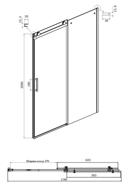 Душевой уголок Ambassador Benefit 19021101HX-120HX 120x120см хром/прозрачное