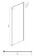 Душевой уголок Ambassador Benefit 19021103HX-90HX 140x90см хром/прозрачное