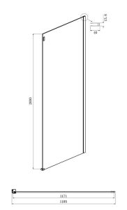 Душевой уголок Ambassador Benefit 19021103HX-120HX 140x120см хром/прозрачное