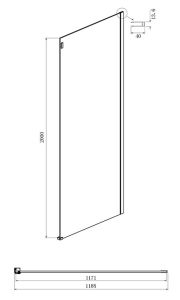 Душевой уголок Ambassador Benefit 19021104HX-120HX 150x120см хром/прозрачное
