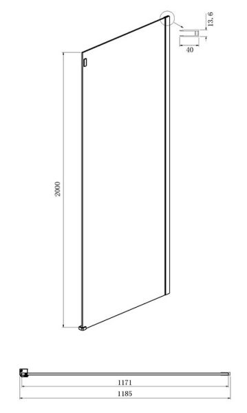 Душевой уголок Ambassador Benefit 19021104HX-120HX 150x120см хром/прозрачное