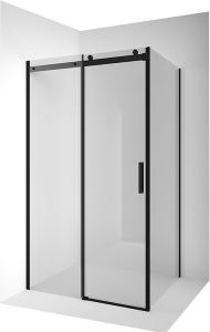 Душевой уголок Ambassador Benefit 19021203HB-80HB 140x80см чёрный/прозрачное