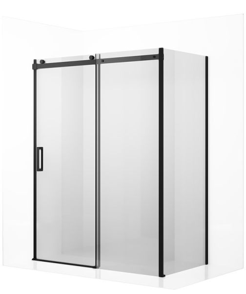 Душевой уголок Ambassador Benefit 19021205HB-80HB 160x80см чёрный/прозрачное